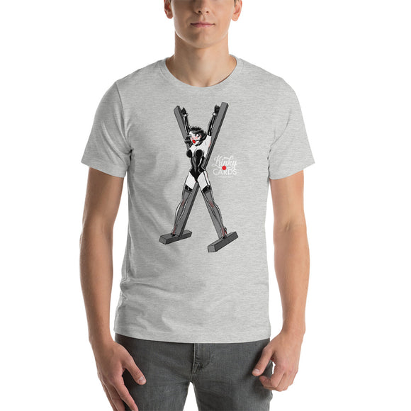 Ace of spades, Kinky Cards, Short-Sleeve Unisex T-Shirt