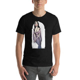 Lily Munster, Halloween Girls Pin-Up, Short-Sleeve Unisex T-Shirt