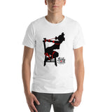 5 of clubs (Silhouette), Kinky Cards, Short-Sleeve Unisex T-Shirt