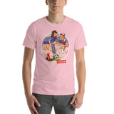 France, Football Pin-Up, Short-Sleeve Unisex T-Shirt