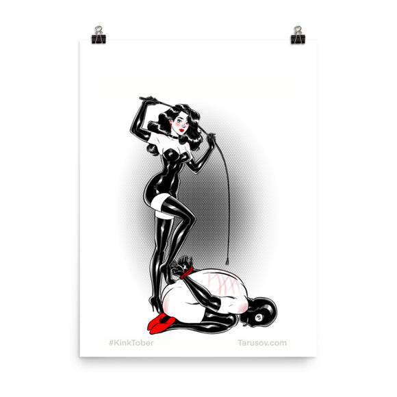 Whip, KinkTober Premium Matte vertical posters