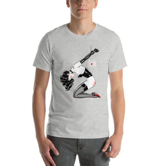 5 of spades, Kinky Cards, Short-Sleeve Unisex T-Shirt