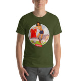 Spain, Football Pin-Up, Short-Sleeve Unisex T-Shirt