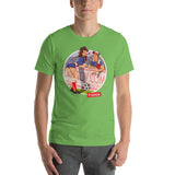 France, Football Pin-Up, Short-Sleeve Unisex T-Shirt