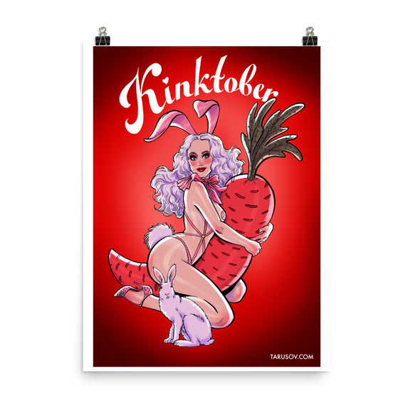 Food Play, KinkTober 2020, Poster