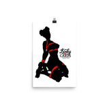 4 of clubs (Silhouette), Kinky Cards, Poster