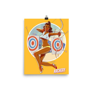 Archery, Brazil Olympics, Poster