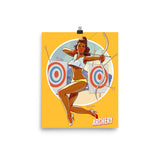 Archery, Brazil Olympics, Poster