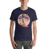 France, Football Pin-Up, Short-Sleeve Unisex T-Shirt