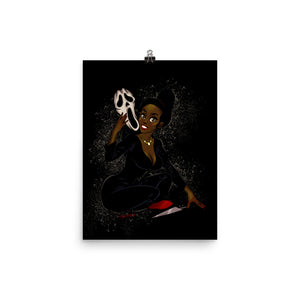 Ghostface from the Scream - Tiana, Maniac Princesses, Poster