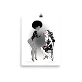 Lipstick, KinkTober Premium Matte vertical posters