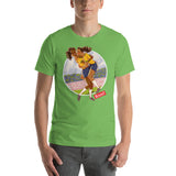 Brazil, Football Pin-Up, Short-Sleeve Unisex T-Shirt