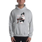 King of clubs, Kinky Cards, Hooded Sweatshirt