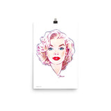 Marilyn Monroe, Hollywood Icons, Poster