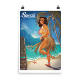 Hawaii, American Calendar, Poster