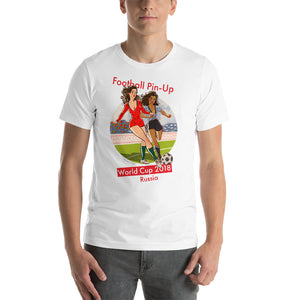 Portugal & Uruguay FIFA, Football Pin-Up, Short-Sleeve Unisex T-Shirt