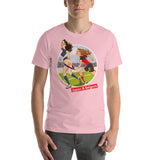 Japan & Belgium, Football Pin-Up, Short-Sleeve Unisex T-Shirt