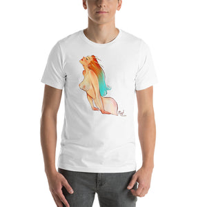 Poseidon, Greek Gods Pin-Up  (NSFW), Short-Sleeve Unisex T-Shirt