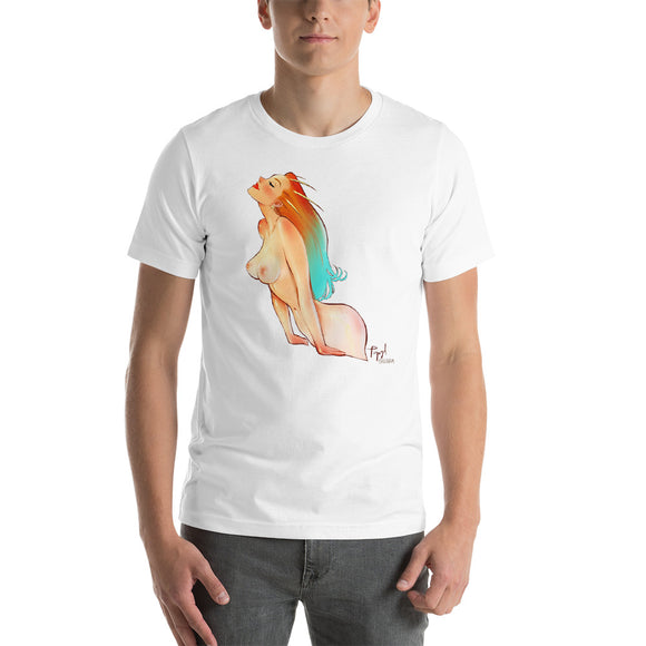 Poseidon, Greek Gods Pin-Up  (NSFW), Short-Sleeve Unisex T-Shirt