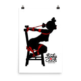 5 of clubs (Silhouette), Kinky Cards, Poster