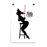 9 of clubs (Silhouette), Kinky Cards, Poster