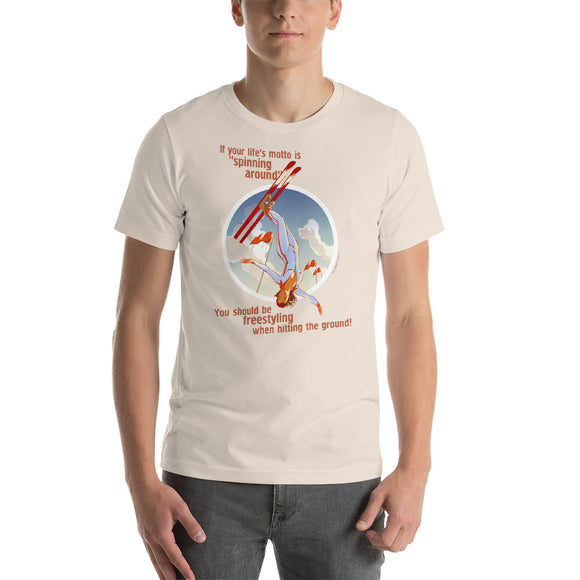 Freestyle, Sports Pin-Up, Short-Sleeve Unisex T-Shirt