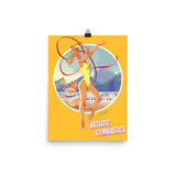 Artistic Gymnastics, Brazil Olympics, Poster