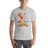 Denmark, Football Pin-Up, Short-Sleeve Unisex T-Shirt