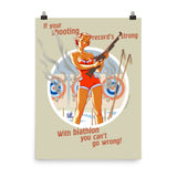 Biatlon, Sports Pin-Up, Poster