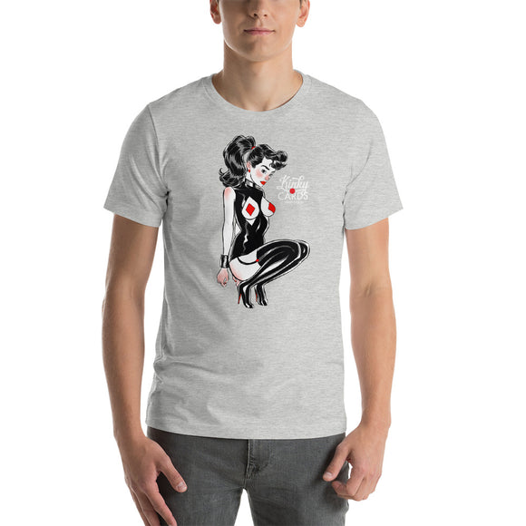 King of diamonds, Kinky Cards, Short-Sleeve Unisex T-Shirt