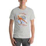 Skating, Sports Pin-Up, Short-Sleeve Unisex T-Shirt