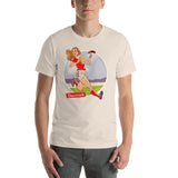 Denmark, Football Pin-Up, Short-Sleeve Unisex T-Shirt