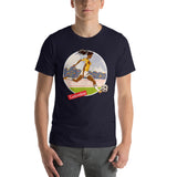 Colombia, Football Pin-Up, Short-Sleeve Unisex T-Shirt