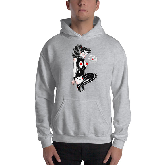 King of diamonds, Kinky Cards, Hooded Sweatshirt