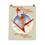 Ski Jumping, Sports Pin-Up, Poster