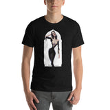 Vampira, Halloween Girls Pin-Up, Short-Sleeve Unisex T-Shirt