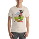 Mexico, Football Pin-Up, Short-Sleeve Unisex T-Shirt