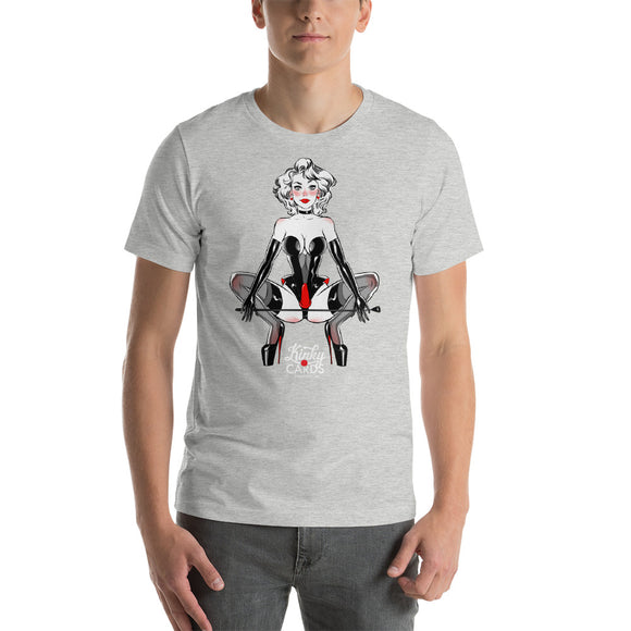 King of hearts, Kinky Cards, Short-Sleeve Unisex T-Shirt