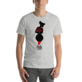 Ace of clubs (Silhouette), Kinky Cards, Short-Sleeve Unisex T-Shirt