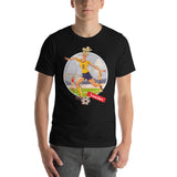 Sweden, Football Pin-Up, Short-Sleeve Unisex T-Shirt