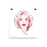 Marilyn Monroe, Hollywood Icons, Poster